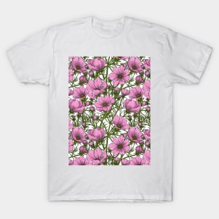 Pink Cosmos flowers T-Shirt